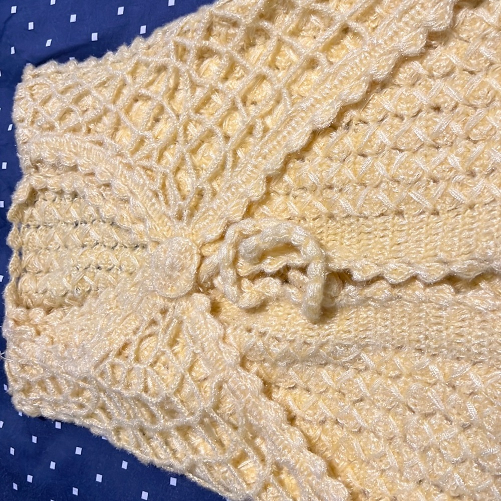 Knitting sweater in medium petite size brand new just made